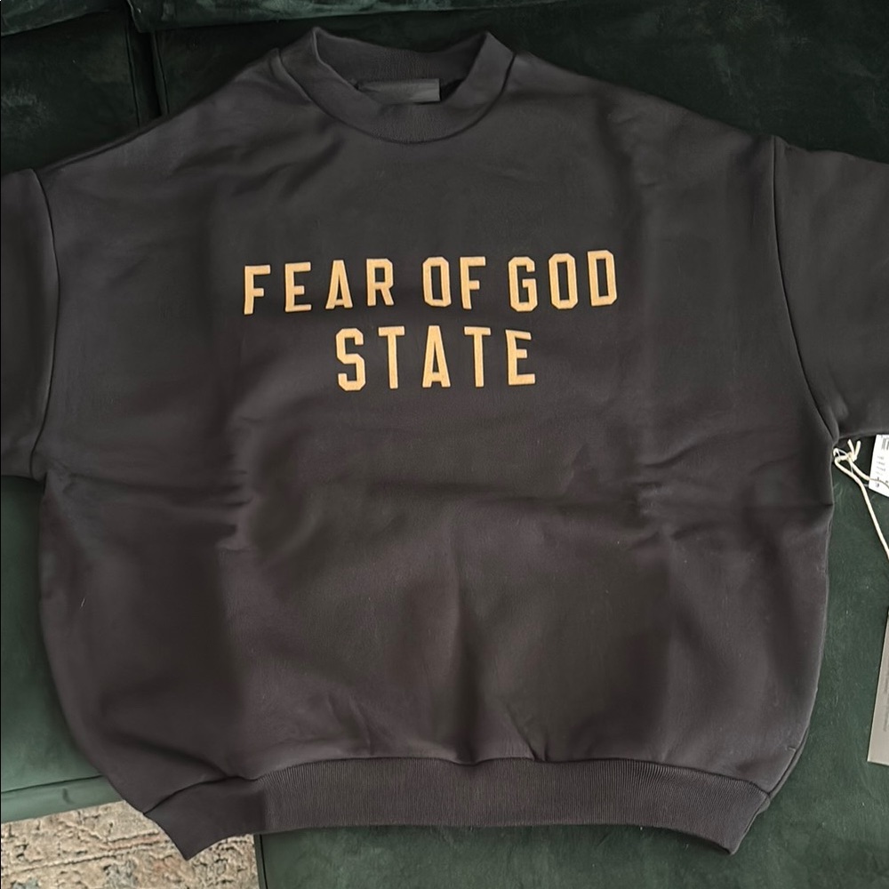 Fear of God Black Crewneck Sweater